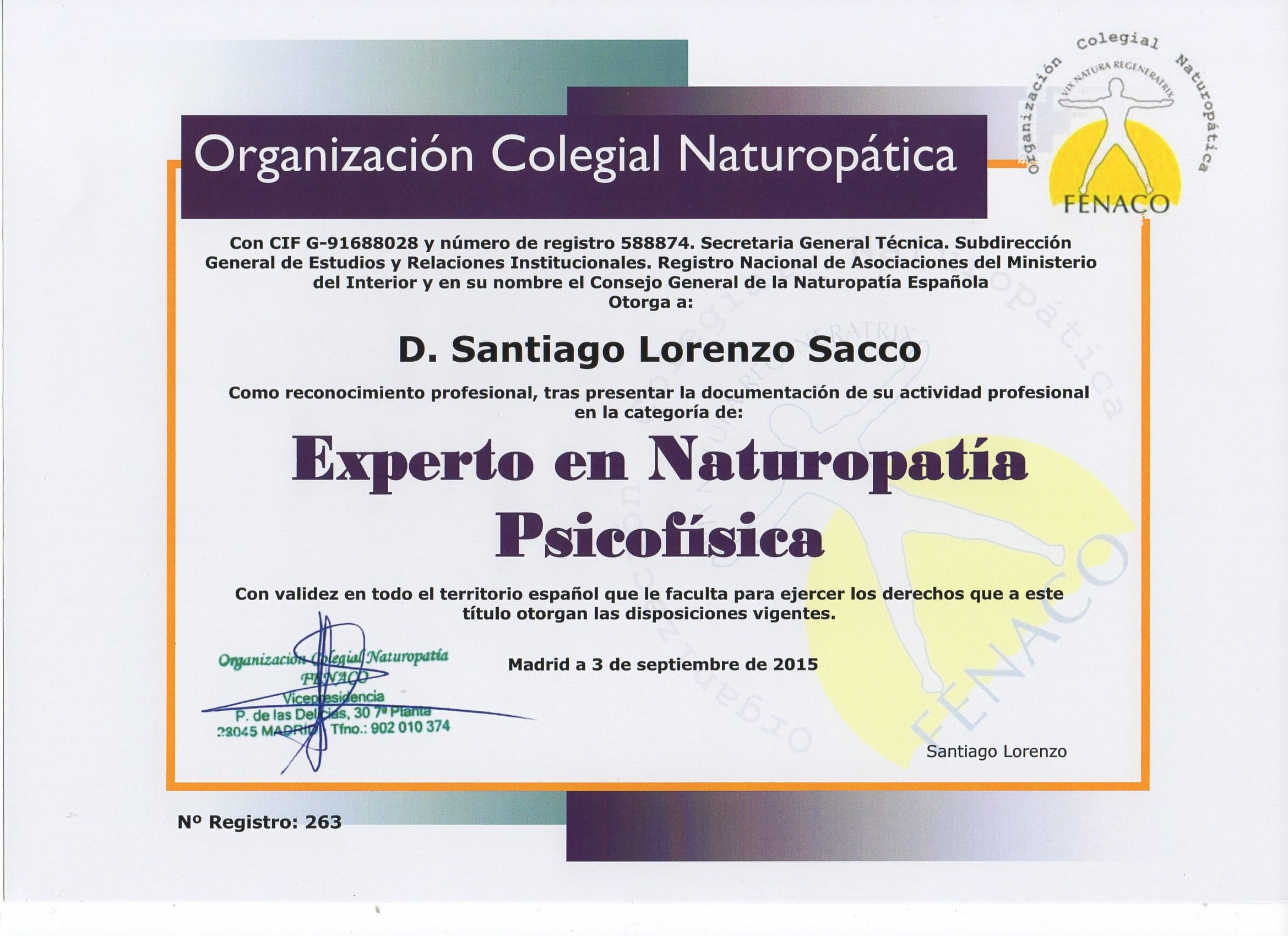 Diplomas Santiago Pazhín